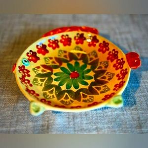 Hand painted fish tray/jewelry or trinket holder. So cute! Made in Italy.
